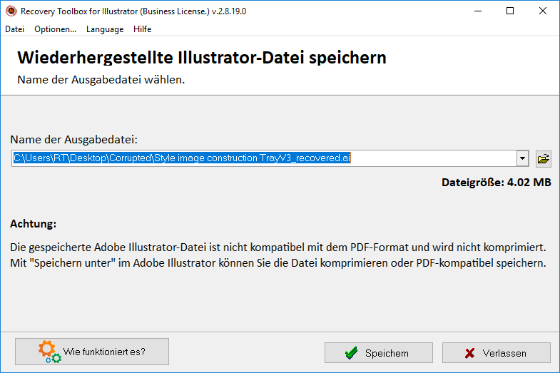 illustrator reparaturwerkzeug