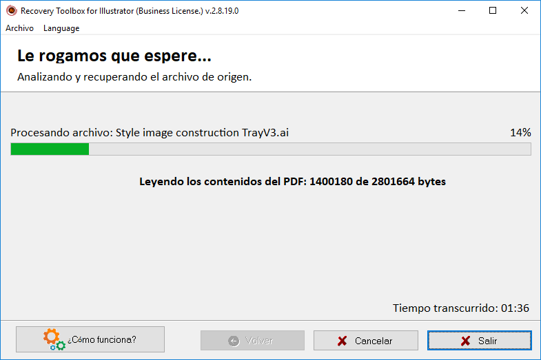 cómo reparar .ai dañado