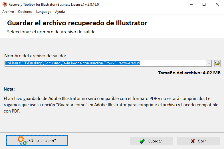 herramienta de reparación de illustrator