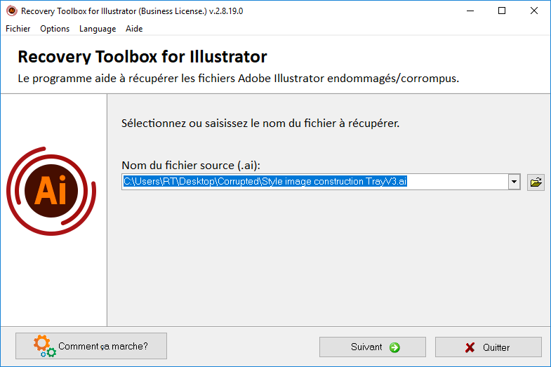 récupération du fichier illustartor