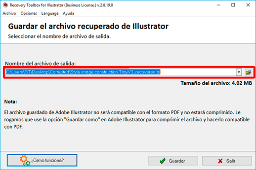illustrator no se encuentra este archivo