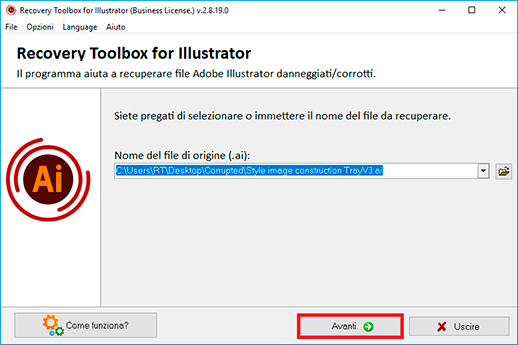 software di correzione di Adobe Illustrator